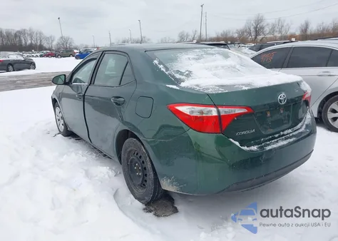 2014 Toyota Corolla Le z USA, uszkodzony, nr VIN 2T1BURHE5EC039536